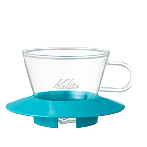 Glass Wave Dripper 155 (Peppermint) Kalita Wave Dripper